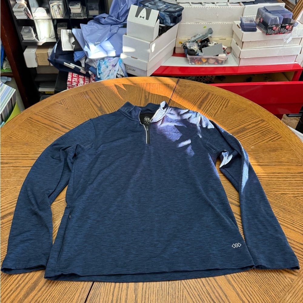 LEG3ND Blue 1/4 Zip Pullover